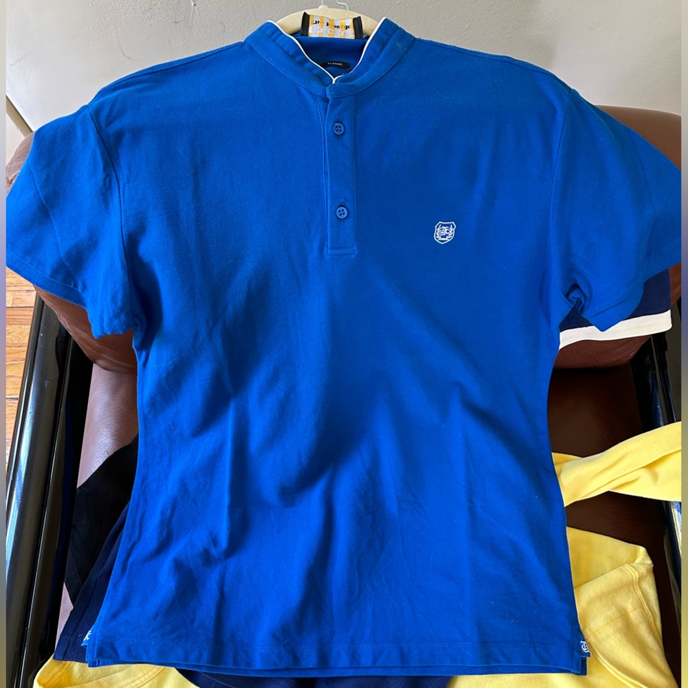 The Kooples Classic fit polo in blue.